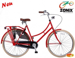 Zonix Fahrräder Zonix Damen Oma Hollandrad Rot 28 Zoll