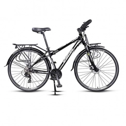 ZYHZP Fahrräder ZYHZP Aluminium 24 Geschwindigkeit 700C Rennrad Rennrad, Doppelscheibenbremsen, (Color : Black, Size : 24 Speed)