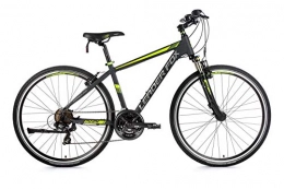 Leaderfox Fahrräder 28 Zoll Alu Leader Fox Crosser MTB Herren Fahrrad Crossrad Mountain Bike RH 44cm schwarz grün