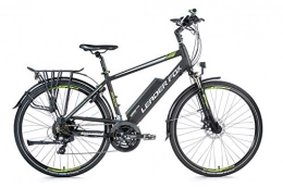 Leader Fox  28 Zoll Alu LEADER FOX E-Bike Elektro Fahrrad Trekking Pedelec Herren 36V 16Ah schwarz grün