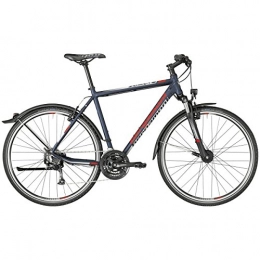 Bergamont Cross Trail und Trekking Bergamont Helix 4.0 EQ Cross Trekking Fahrrad blau / rot / grau 2018: Größe: 52cm (170-178cm)