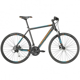 Bergamont Cross Trail und Trekking Bergamont Helix 5.0 Cross Trekking Fahrrad grau / orange / blau 2018: Größe: 56cm (178-186cm)