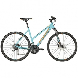 Bergamont Cross Trail und Trekking Bergamont Helix 5.0 Damen Cross Trekking Fahrrad blau / orange / grau 2018: Größe: 46cm (160-170cm)