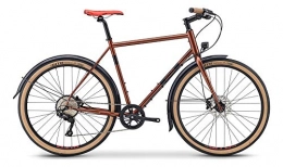 breezer Cross Trail und Trekking breezer Doppler Café+ Cyclocross Bike 2020 (56cm, Copper Metallic / Black)