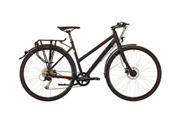 Corratec Fahrräder Corratec Shape Urban Lady soft black matt / red / black Rahmengröße 48 cm 2016 Trekkingrad