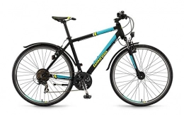  Cross Trail und Trekking Crossrad Winora Tonga Herren 28' 21-Gang Shimano TX35 , Rahmenhöhen:56;Farben:schwarz / jade matt