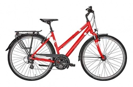 ZEG Fahrräder Damen Fahrrad 28 Zoll rot - Pegasus Solero SL Trekkingbike - Shimano Kettenschaltung, StVZO Beleuchtung