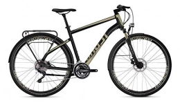 Ghost Cross Trail und Trekking Ghost Square Trekking 6.8 AL U Trekking Bike 2020 (28" Herren Diamant XL / 62cm, Jet Black / EXT Gold)