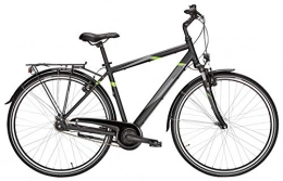 ZEG Fahrräder Herren Fahrrad 28 Zoll schwarz - Pegasus Avanti Citybike - Shimano Nabenschaltung mit Rücktritt, StVZO Beleuchtung