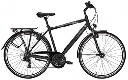 ZEG Cross Trail und Trekking Herren Fahrrad 28 Zoll schwarz - Pegasus Piazza Citybike - Shimano Kettenschaltung, STVZO Beleuchtung