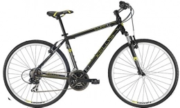 Unbekannt Fahrräder Kellys "Cliff 10 Black Yellow" 28" Alu Herren Cross Hardtail, Shimano TX35, 21 Gang (16130) 19"