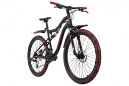 KS Cycling Fahrräder KS Cycling Mountainbike Fully 26'' Crusher schwarz-rot RH 46 cm