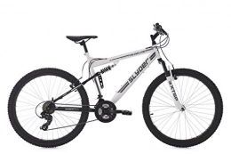 KS Cycling Fahrräder KS Cycling Mountainbike Fully 26'' Slyder weiß-Grau RH 51 cm