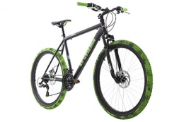 KS Cycling Cross Trail und Trekking KS Cycling Mountainbike Hardtail Crusher 26“ schwarz-grün RH 56 cm