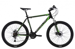 KS Cycling Cross Trail und Trekking KS Cycling Mountainbike Hardtail MTB 26'' Sharp schwarz-grün RH 51 cm