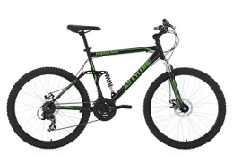 KS Cycling Cross Trail und Trekking KS Cycling Mountainbike MTB Fully Triptychon 26'' schwarz-grün RH 51 cm