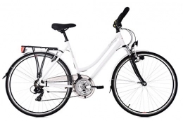 KS Cycling Fahrräder KS Cycling Trekkingrad Damen 28'' Canterbury weiß Aluminiumrahmen RH 54 cm Multipositionslenker