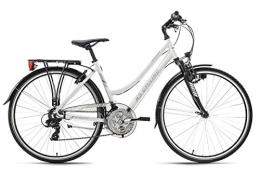 KS Cycling Fahrräder KS Cycling Trekkingrad Damen 28'' Canterbury weiß matt Alu-Rahmen RH 48 cm Tourenlenker