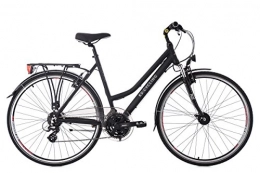 KS Cycling Fahrräder KS Cycling Trekkingrad Damen 28“ Norfolk schwarz Alu-Rahmen Flachlenker