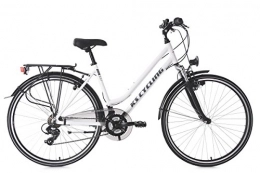 KS Cycling Fahrräder KS Cycling Trekkingrad Damen Alu-Rahmen 28'' Metropolis weiß RH 48 cm Flachlenker