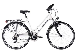 KS Cycling Fahrräder KS Cycling Trekkingrad Damen Alu-Rahmen 28'' Metropolis weiß RH 53 cm Multipositionslenker