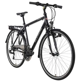 KS Cycling Fahrräder KS Cycling Trekkingrad Herren 28'' Canterbury schwarz Aluminiumrahmen Tourenlenker RH 54 cm