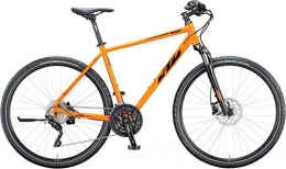 KTM Fahrräder KTM Life Cross, 30 Gang Kettenschaltung, Herrenfahrrad, Diamant, Modell 2020, 28', Space orange (Black), 60 cm