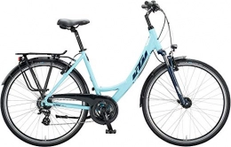 KTM Fahrräder KTM Life Joy Trekking Bike 2020 (28" Einrohr 56cm, Aqua / Eveblue / White (Einrohr))