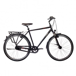 KTM Fahrräder KTM Lugano 8 Plus Herren 8 Gang Trekking Fahrrad 2016, Farbe:Schwarz;Rahmenhöhe:60 cm