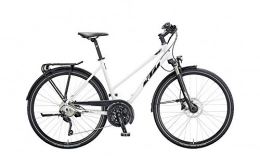 KTM Fahrräder KTM Veneto Light Disc Damenfahrrad 30 Gang Trekkingrad 2020, Rahmenhöhe:46 cm, Farbe:weiß
