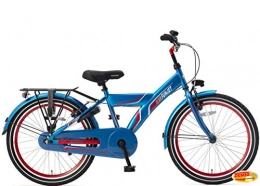 Plezier Fahrräder Plezier Jungen Hollandrad Funjet X 22 Zoll Blau-Rot