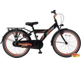 Plezier Fahrräder Plezier Jungen Hollandrad Funjet X 22 Zoll Mattschwarz-Orange