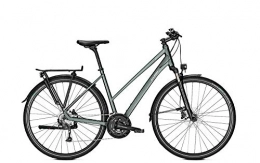 Raleigh Fahrräder RALEIGH RUSHHOUR 3.0, 27 Gang Kettenschaltung, Damenfahrrad, Trapez, Modell 2020, 28 Zoll, techgreen matt, 55 cm