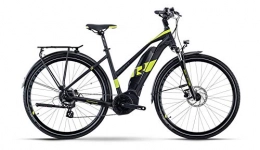 RAYMON Cross Trail und Trekking RAYMON Tourray E 1.0 Damen Pedelec E-Bike Trekking Fahrrad schwarz / grün 2021: Größe: 56 cm / L
