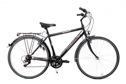 SPRICK Fahrräder Sprick 28 Zoll Herren Trekking City Bike Fahrrad Shimano 18 Gang STVZO Graphite