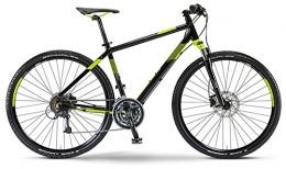 Staiger Fahrräder Staiger Idaho Herren-Crossrad 27-Gang Shimano Deore Kettenschaltung schwarz / Lime (Rahmenhöhe 60)