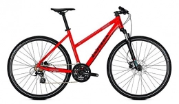 Univega Fahrräder Univega Terreno 3.0 Cross Bike 2018 (28" Damen Trapez 50cm, firered Glossy Damen)