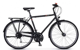 vsf fahrradmanufaktur Cross Trail und Trekking vsf fahrradmanufaktur T-100 Shimano Alivio 27-G HS11 Trekking Bike 2020 (28" Herren Diamant 62cm, Ebony matt)