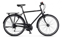 vsf fahrradmanufaktur Fahrräder vsf fahrradmanufaktur T-100 Shimano Alivio 27-G V-Brake Trekking Bike 2021 (28" Herren Diamant 57cm, Ebony Matt (Herren))