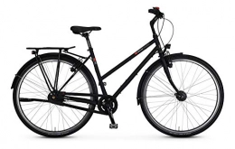 vsf fahrradmanufaktur Cross Trail und Trekking vsf fahrradmanufaktur T-100 Shimano Nexus 8-G HS11 Trekking Bike 2021 (28" Damen Trapez 50cm, Ebony Matt (Damen))