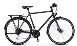 vsf fahrradmanufaktur Fahrräder vsf fahrradmanufaktur T-100S Shimano Alivio 27-G Disc Trekking Bike 2020 (28" Herren Diamant 57cm, Ebony matt)