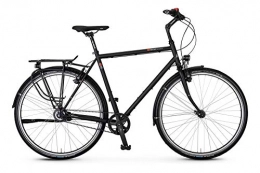 vsf fahrradmanufaktur Cross Trail und Trekking vsf fahrradmanufaktur T-300 Shimano Nexus 8-G HS33 Gates Trekking Bike 2021 (28" Herren Diamant 52cm, Ebony Matt (Herren))