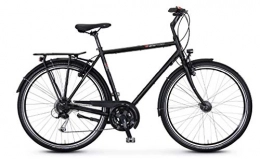 vsf fahrradmanufaktur Fahrräder vsf fahrradmanufaktur T-50 Shimano Alivio 24-G Trekking Bike 2020 (28" Herren Diamant 62cm, Ebony matt)