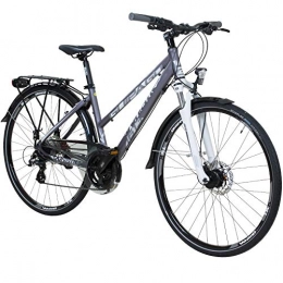 WHISTLE Fahrräder Whistle 28 Zoll Trekkingrad Crossrad Damenrad 24 Gang 44 cm oder 49 cm, Rahmengrösse:49 cm