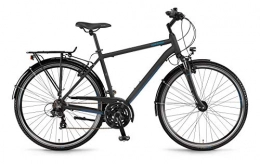 Unbekannt  Winora Domingo 21 Trekking Bike 2021 (28" Herren Diamant 60cm, Schwarz / Blau matt (Herren))