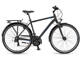 Unbekannt Fahrräder Winora Domingo 21 Trekking Bike 2021 (56cm, Schwarz / Blau matt (Herren))