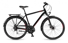 Unbekannt Fahrräder Winora Domingo 24 Disc Trekking Bike 2021 (64cm, Schwarz / Lasurrot (Herren))
