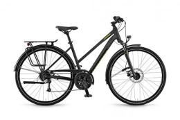 Unbekannt Fahrräder Winora Domingo 27 Disc Trekking Bike 2021 (44cm, Schwarz matt (Damen))
