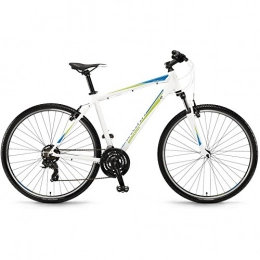 Unbekannt Fahrräder Winora Mountain Bikes Senegal Herren 28'' 21-G TY300 18 Winora White / Cyan / Lime 51
