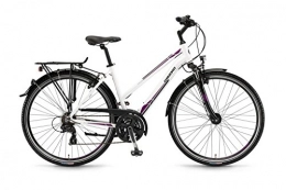 Winora Fahrräder Winora Stadtfahrrad Santiago Damen 28'' 21-G TX800 17 / 18 Winora White / Black / Berry 44